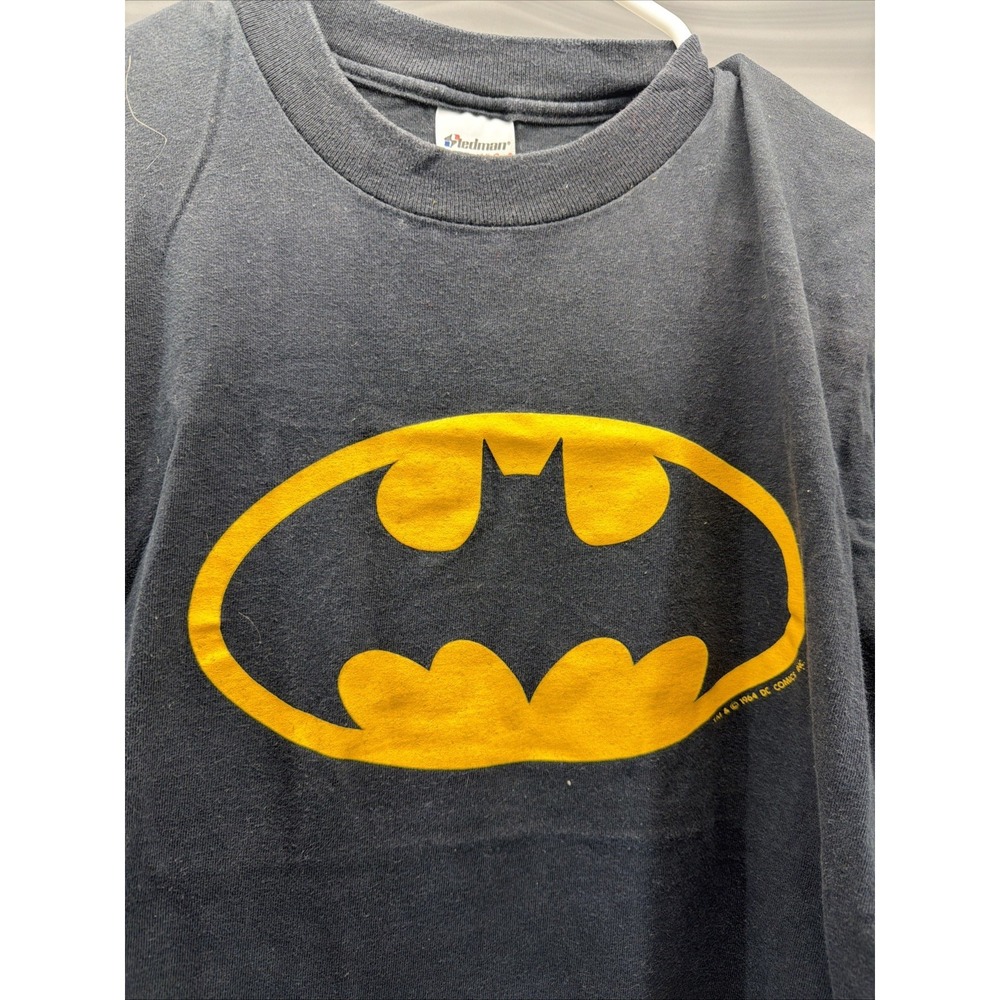 Vintage DC Comics Batman Nostalgia Graphic Logo Black T Shirt medium